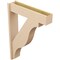 Ekena Millwork 7 1/2-in W x 32-in D x 44-in H Funston Block Rough Cedar Woodgrain TimberThane Outlooker, Primed Tan OUTUR075X32X44FST44RCPR - alternate 3